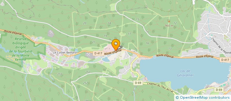 localisation de l'entreprise SCI FAMILIALES ARSLAN  GERARDMER