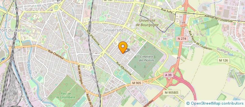 localisation de l'entreprise SCI FAMILIE à DIJON
