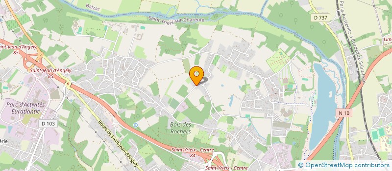 localisation de l'entreprise SCI FAMILIE à SAINT-YRIEIX-SUR-CHARENTE