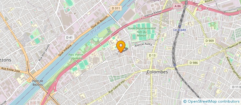 localisation de l'entreprise SCI FAMILINKER à COLOMBES