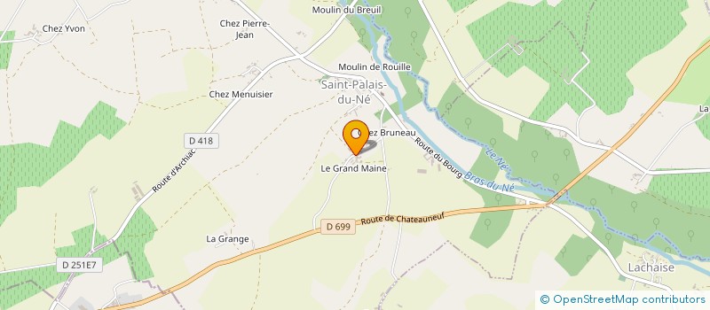localisation de l'entreprise SCI FAMILLE à SAINT-PALAIS-DU-NE