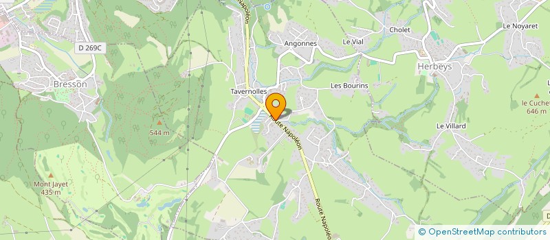 localisation de l'entreprise SCI FAMILLE  BRIE-ET-ANGONNES