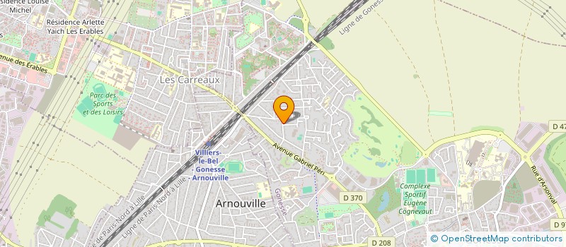 localisation de l'entreprise SCI FAMILLE ACAR  GONESSE