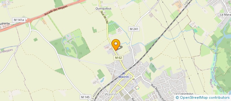 localisation de l'entreprise SCI FAMILLE ALAPIDE  WAVRIN