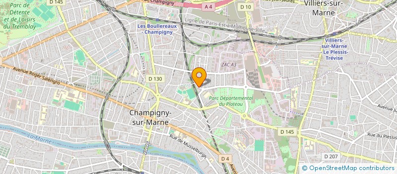 localisation de l'entreprise SCI FAMILLE ALEX  CHAMPIGNY-SUR-MARNE