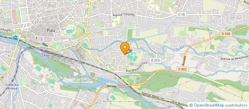 localisation de l'entreprise SCI FAMILLE ALIZADE  BIZANOS