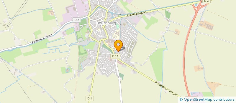 localisation de l'entreprise SCI FAMILLE ALLOUCHERY  BOURBOURG