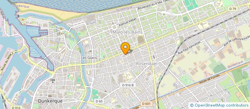 localisation de l'entreprise SCI FAMILLE ARCELON à DUNKERQUE