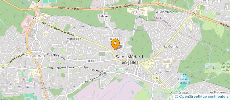 localisation de l'entreprise SCI FAMILLE AUDIBERT  SAINT-MEDARD-EN-JALLES