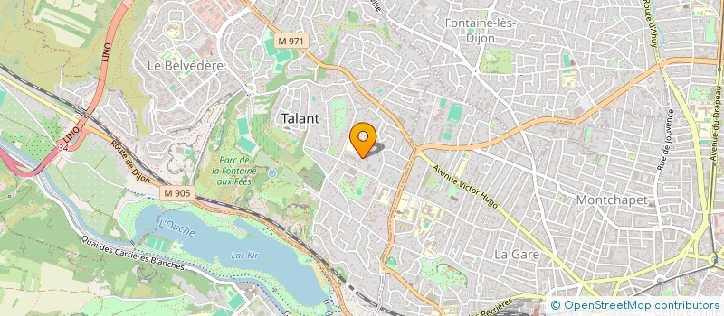 localisation de l'entreprise SCI FAMILLE BAKRY  TALANT