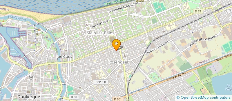 localisation de l'entreprise SCI FAMILLE BALLOT à DUNKERQUE