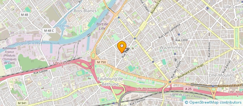 localisation de l'entreprise SCI FAMILLE BCG à LILLE