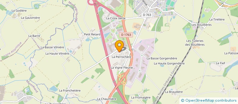 localisation de l'entreprise SCI FAMILLE BELAUD à MONTAIGU-VENDEE