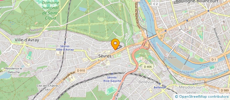 localisation de l'entreprise SCI FAMILLE BELTAN à SEVRES