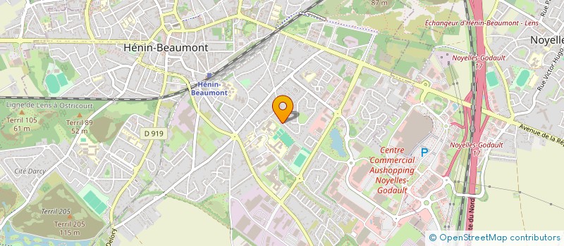 localisation de l'entreprise SCI FAMILLE BENOIST à HENIN-BEAUMONT