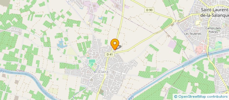 localisation de l'entreprise SCI FAMILLE BERNAL  CLAIRA