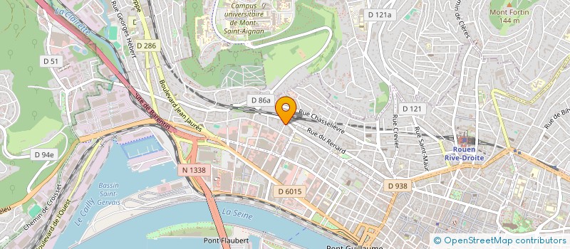 localisation de l'entreprise SCI FAMILLE BERTHAUD-LELIEVRE à ROUEN