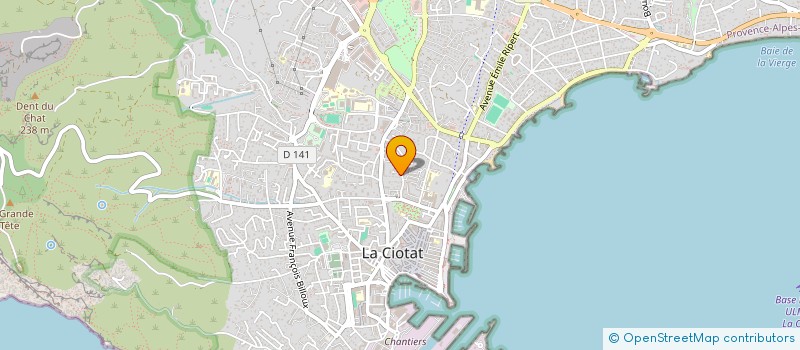 localisation de l'entreprise SCI FAMILLE BONHEUR  LA CIOTAT