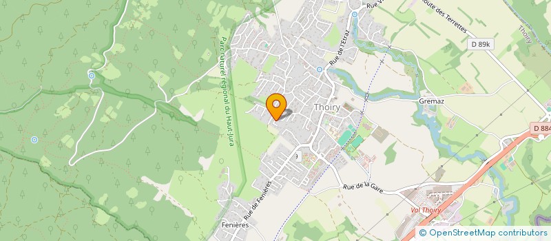 localisation de l'entreprise SCI FAMILLE BONNE  THOIRY