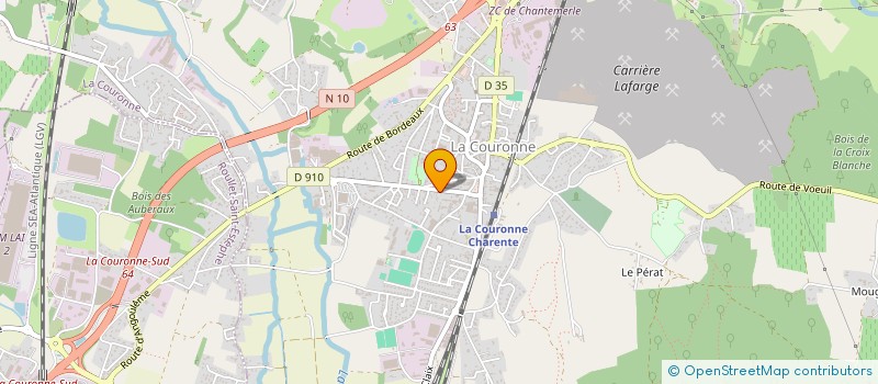 localisation de l'entreprise SCI FAMILLE BOURQUAT à LA COURONNE