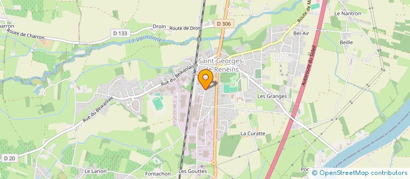 localisation de l'entreprise SCI FAMILLE BRANCHE  SAINT-GEORGES-DE-RENEINS