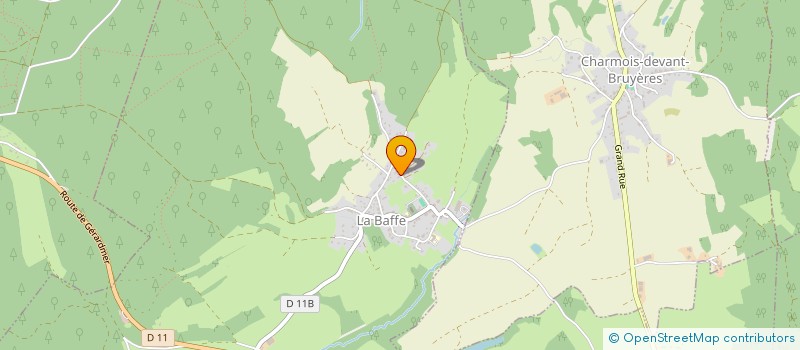 localisation de l'entreprise SCI FAMILLE BRASSEUR  LA BAFFE