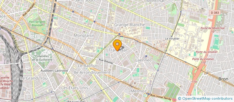 localisation de l'entreprise SCI FAMILLE BRAZZALE PRANDO  LYON