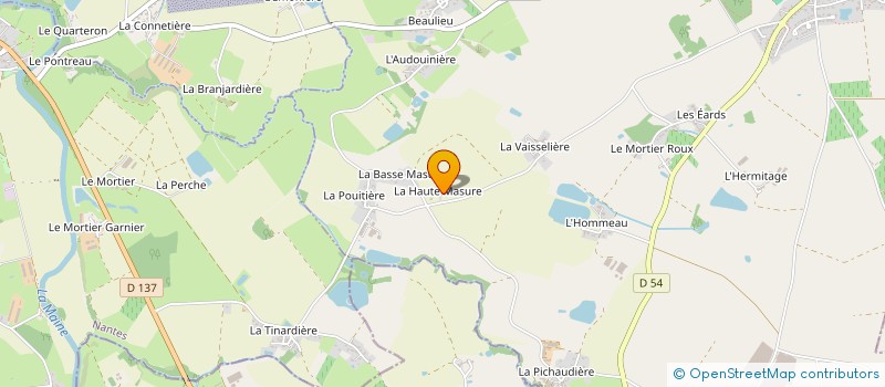 localisation de l'entreprise SCI FAMILLE BRELET  SAINT-HILAIRE-DE-CLISSON