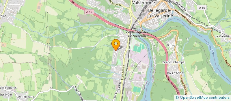 localisation de l'entreprise SCI FAMILLE BRET à VALSERHONE