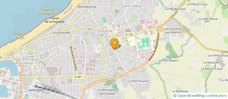 localisation de l'entreprise SCI FAMILLE CAOUS HUET  SAINT-MALO