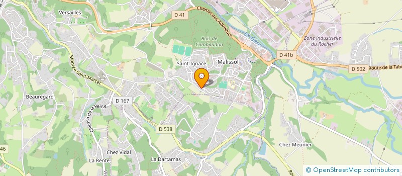 localisation de l'entreprise SCI FAMILLE CHALAMEL MORIN  VIENNE