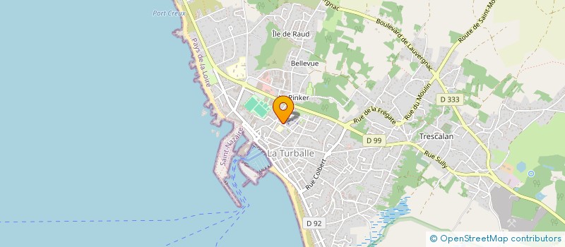 localisation de l'entreprise SCI FAMILLE CHARPIGNY SUR PIRIAC  PIRIAC-SUR-MER