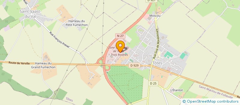 localisation de l'entreprise SCI FAMILLE CJE  TOTES