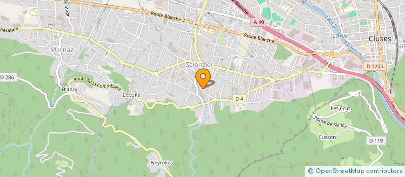 localisation de l'entreprise SCI FAMILLE CLAVEL à SCIONZIER