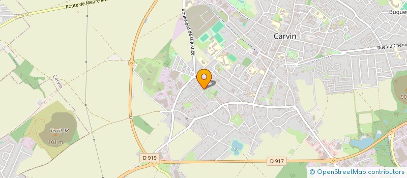 localisation de l'entreprise SCI FAMILLE CLS 1  CARVIN