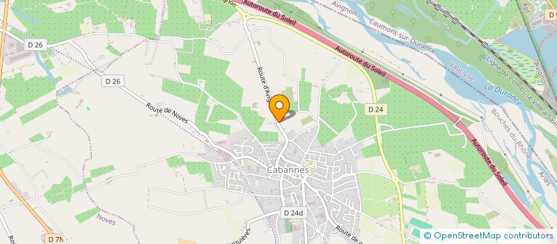 localisation de l'entreprise SCI FAMILLE DAADOUAI  CABANNES