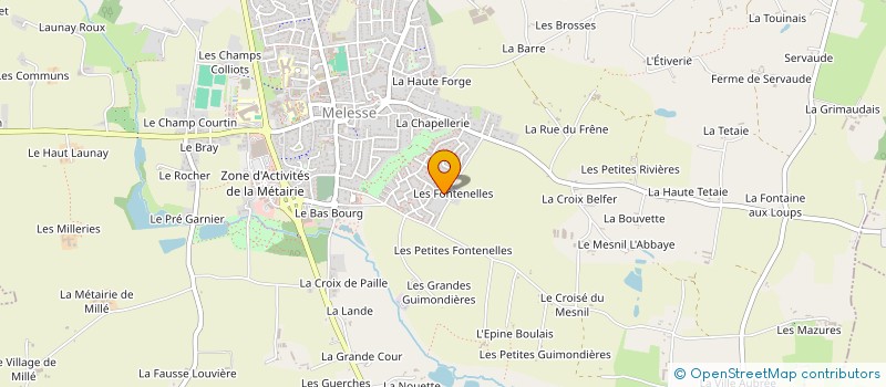 localisation de l'entreprise SCI FAMILLE DANIC  MELESSE