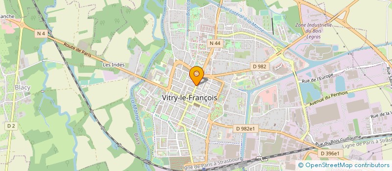 localisation de l'entreprise SCI FAMILLE DELOISON à VITRY-LE-FRANCOIS