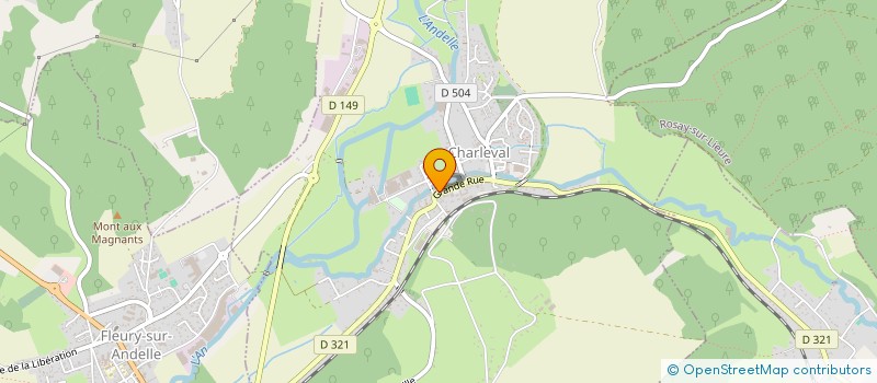 localisation de l'entreprise SCI FAMILLE DENNINGER  CHARLEVAL