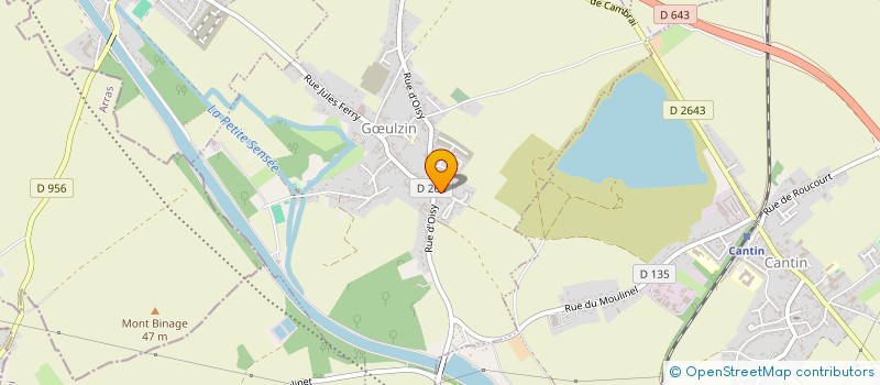 localisation de l'entreprise SCI FAMILLE DERAM  GULZIN