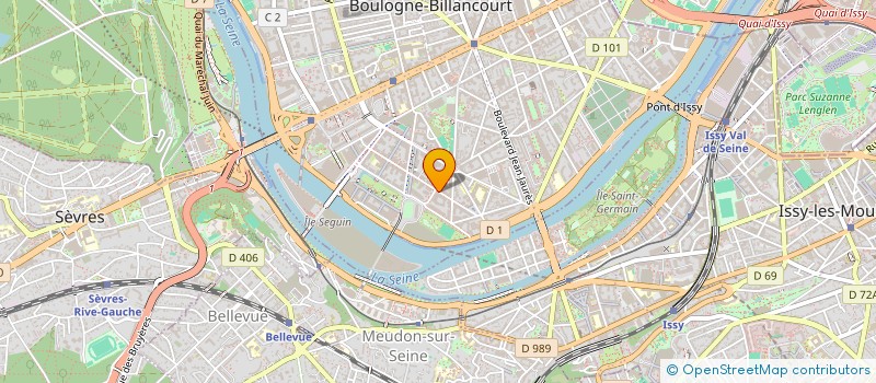 localisation de l'entreprise SCI FAMILLE DEROUBAIX-DELEZENNE à BOULOGNE-BILLANCOURT
