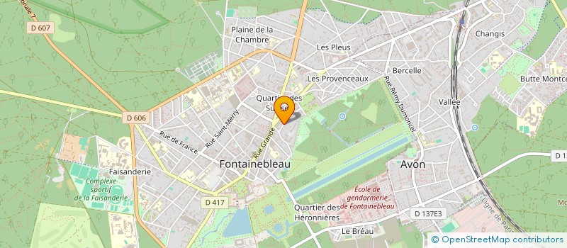 localisation de l'entreprise SCI FAMILLE DESCAMPS  FONTAINEBLEAU