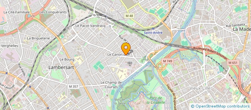 localisation de l'entreprise SCI FAMILLE DETO  CAESTRE