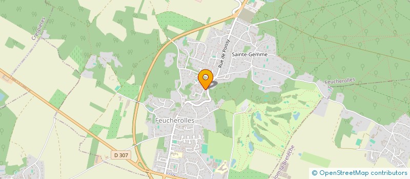 localisation de l'entreprise SCI FAMILLE DUARTE  VILLEPREUX