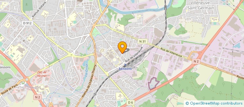 localisation de l'entreprise SCI FAMILLE DUQUESNE à SOISSONS