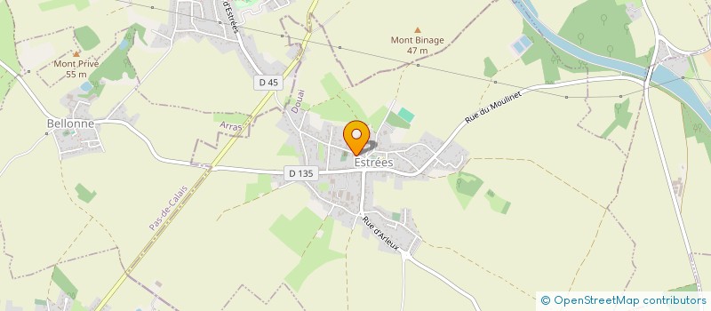 localisation de l'entreprise SCI FAMILLE DUTTO  ESTREES