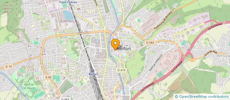 localisation de l'entreprise SCI FAMILLE EMILE MAJOR à BELFORT
