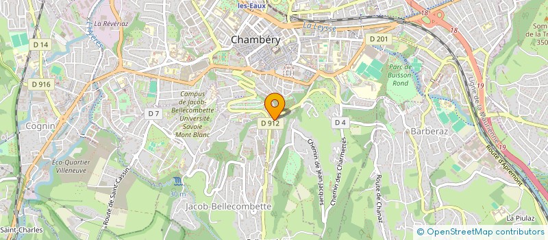 localisation de l'entreprise SCI FAMILLE EN SAVOIE  JACOB-BELLECOMBETTE