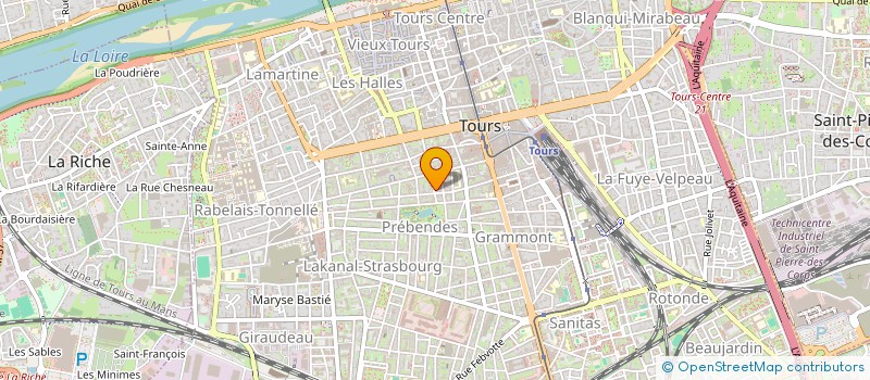localisation de l'entreprise SCI FAMILLE ET PATRIMOINE  TOURS