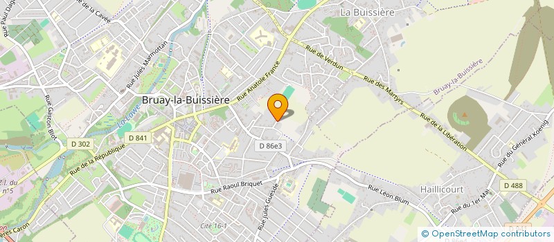 localisation de l'entreprise SCI FAMILLE FIOLET  BRUAY-LA-BUISSIERE